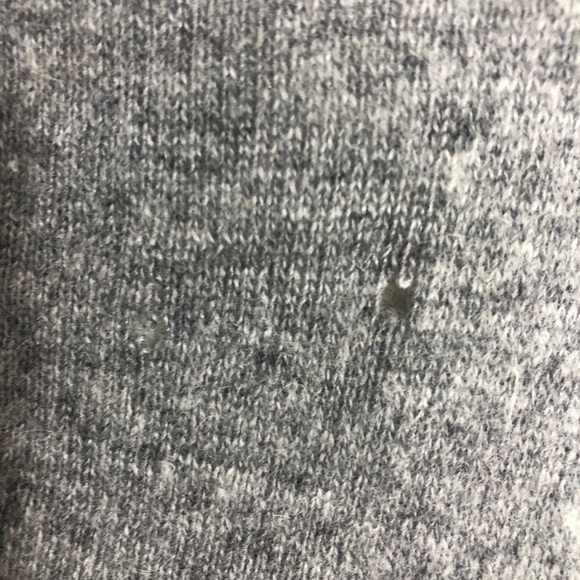 Colour Works Ruffle Gray Soft Angora Wool Cardigan - Picture 5 of 13